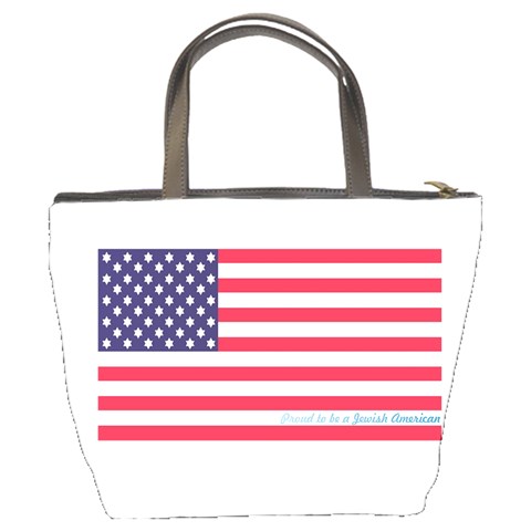 American Jew Bucket Bag from ArtsNow.com Back