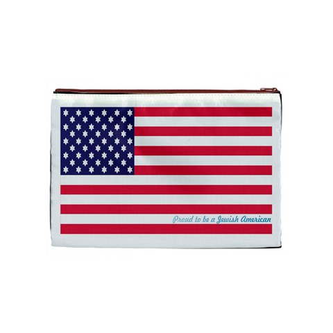 American Jew Cosmetic Bag (Medium) from ArtsNow.com Front