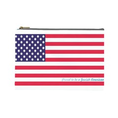 American Jew Cosmetic Bag (Large) from ArtsNow.com Front