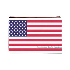 American Jew Cosmetic Bag (Large) from ArtsNow.com Back