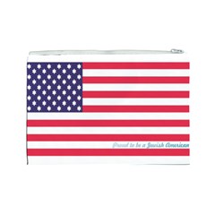 American Jew Cosmetic Bag (Large) from ArtsNow.com Back