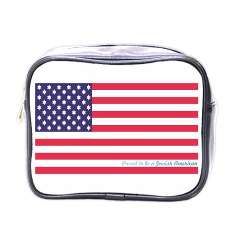 American Jew Mini Toiletries Bag (One Side) from ArtsNow.com Front