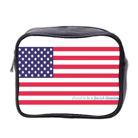 American Jew Mini Toiletries Bag (Two Sides) from ArtsNow.com Front