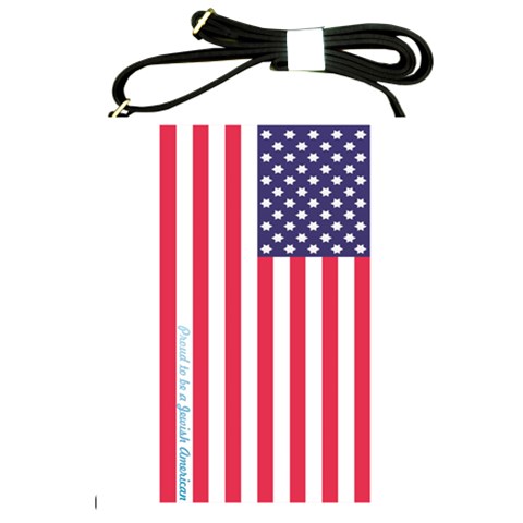 American Jew Shoulder Sling Bag from ArtsNow.com Front