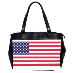 American Jew Oversize Office Handbag (Two Sides) from ArtsNow.com Front