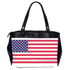 American Jew Oversize Office Handbag (Two Sides) from ArtsNow.com Back