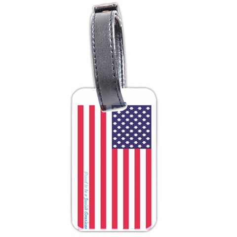 American Jew Luggage Tag (two sides) from ArtsNow.com Back