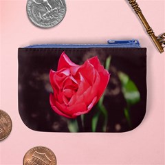 Red flower Mini Coin Purse from ArtsNow.com Back