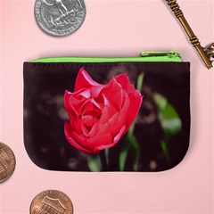 Red flower Mini Coin Purse from ArtsNow.com Back