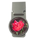 Red flower Money Clip (Round)