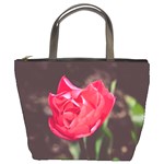 Red flower Bucket Bag