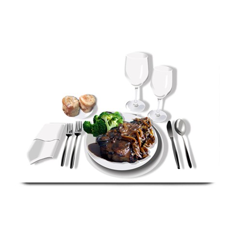 Beef and Gravy Plate Mat Plate Mat from ArtsNow.com 18 x12  Plate Mat