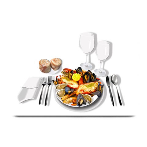 Seafood Delight  Plus Plate Mat Plate Mat from ArtsNow.com 18 x12  Plate Mat