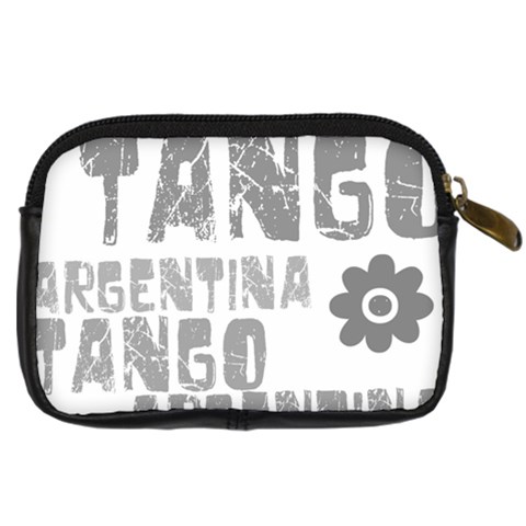 Argentina tango Digital Camera Leather Case from ArtsNow.com Back