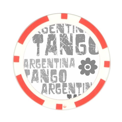 Argentina tango Poker Chip Card Guard (10 pack) from ArtsNow.com Front