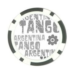 Argentina tango Poker Chip Card Guard (10 pack) from ArtsNow.com Back