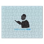 World s Best Father (Hebrew) Jigsaw Puzzle (Rectangular)