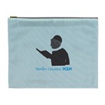 World s Best Father (Hebrew) Cosmetic Bag (XL)