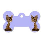 Aby Caricature Dog Tag Bone (One Side)