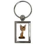 Aby Caricature Key Chain (Rectangle)