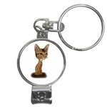 Aby Caricature Nail Clippers Key Chain