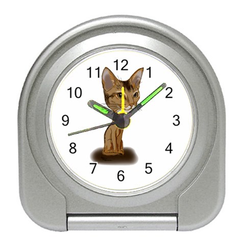 Aby Caricature Travel Alarm Clock from ArtsNow.com Front