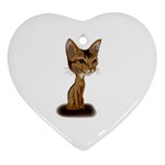 Aby Caricature Heart Ornament (Two Sides)