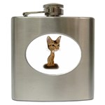 Aby Caricature Hip Flask (6 oz)