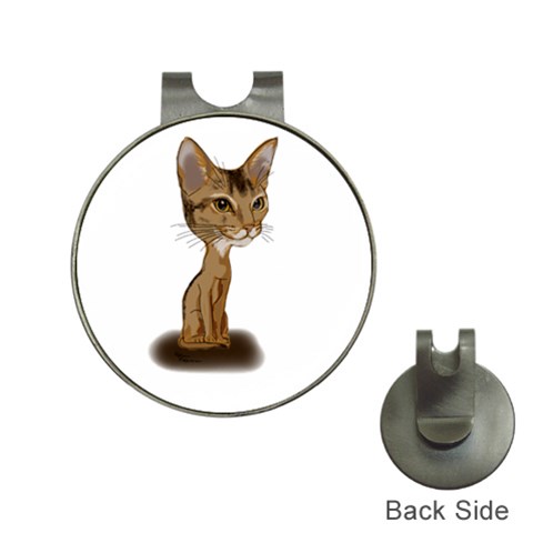 Aby Caricature Golf Ball Marker Hat Clip from ArtsNow.com Front