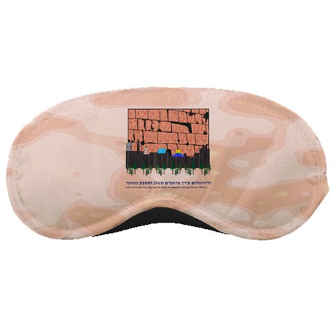 Jerusalem Skyline Sleeping Mask from ArtsNow.com Front