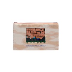 Jerusalem Skyline Cosmetic Bag (Small) from ArtsNow.com Front