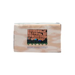 Jerusalem Skyline Cosmetic Bag (Small) from ArtsNow.com Back