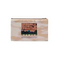 Jerusalem Skyline Cosmetic Bag (Small) from ArtsNow.com Back