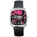 Scene Queen Square Metal Watch