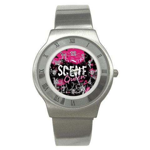 Scene Queen Stainless Steel Watch from ArtsNow.com Front