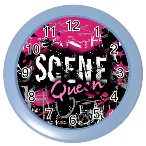 Scene Queen Color Wall Clock from ArtsNow.com Front