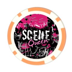 Scene Queen Poker Chip Card Guard from ArtsNow.com Front