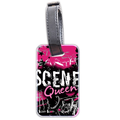 Scene Queen Luggage Tag (two sides) from ArtsNow.com Front