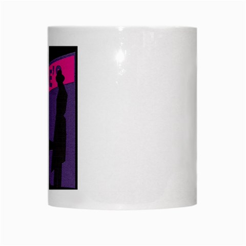 Film Noir Scene White Mug from ArtsNow.com Center