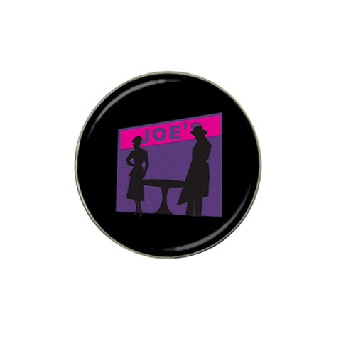 Film Noir Scene Hat Clip Ball Marker from ArtsNow.com Front