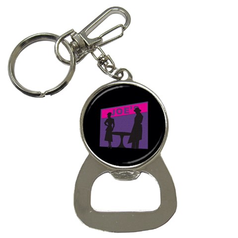 Film Noir Scene Bottle Opener Key Chain from ArtsNow.com Front