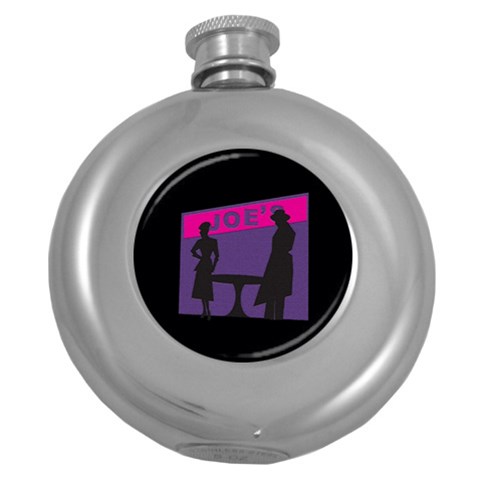 Film Noir Scene Hip Flask (5 oz) from ArtsNow.com Front