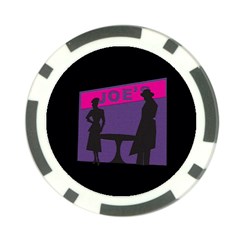 Film Noir Scene Poker Chip Card Guard from ArtsNow.com Front