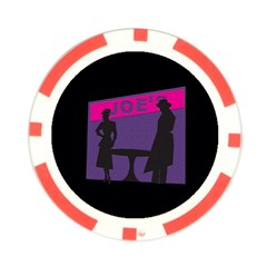 Film Noir Scene Poker Chip Card Guard from ArtsNow.com Front