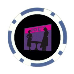 Film Noir Scene Poker Chip Card Guard from ArtsNow.com Back