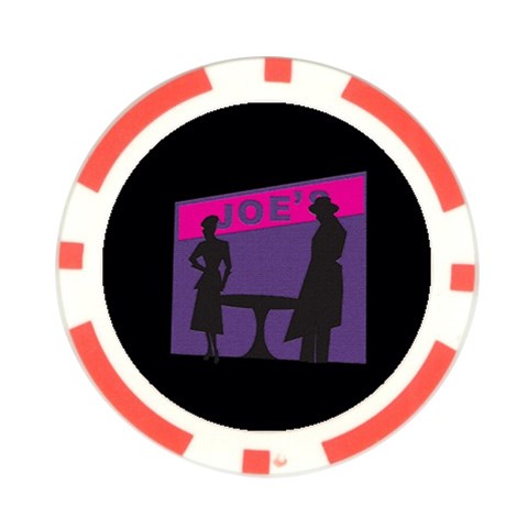 Film Noir Scene Poker Chip Card Guard (10 pack) from ArtsNow.com Front