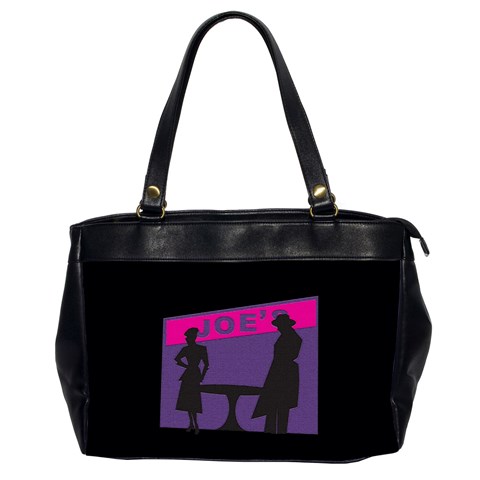 Film Noir Scene Oversize Office Handbag (Two Sides) from ArtsNow.com Front