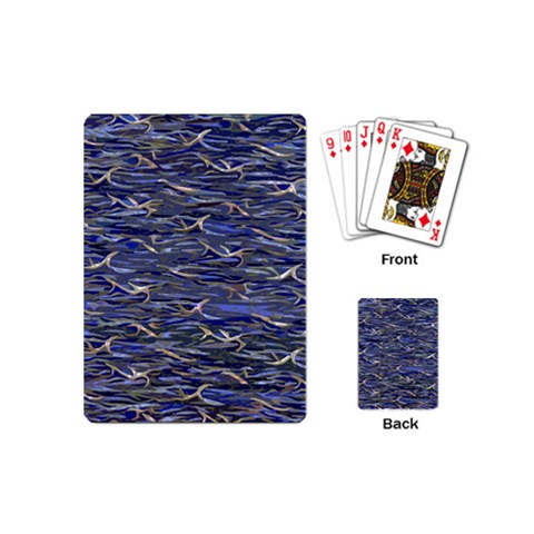 Blue Tract Playing Cards (Mini) from ArtsNow.com Back