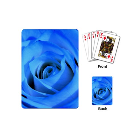 Blue Rose Playing Cards (Mini) from ArtsNow.com Back