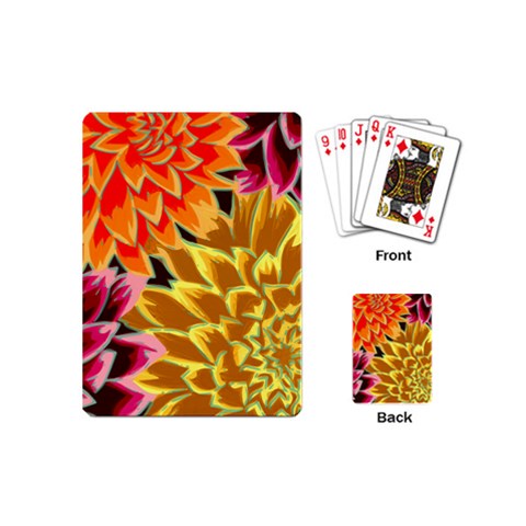 Abstract Flower Playing Cards (Mini) from ArtsNow.com Back